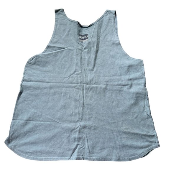 Nike Just Do It Light Blue Vtg Tank Top Shirt Cotton Men's‎ Large | b1 - Picture 2 of 7